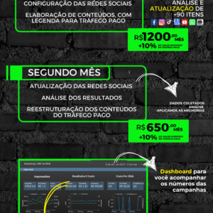 TRÁFEGO PAGO - PACOTE MENSAL